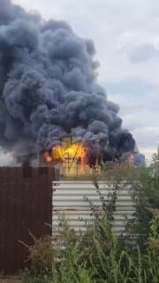 После удара ВС РФ уничтожен склад крупнейшего производителя мороженого Украины